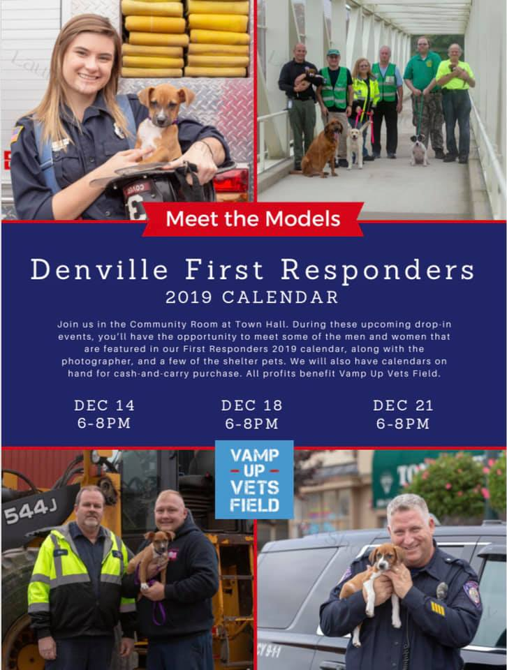 Denville 2019 First Responders Calendar Estling Lake