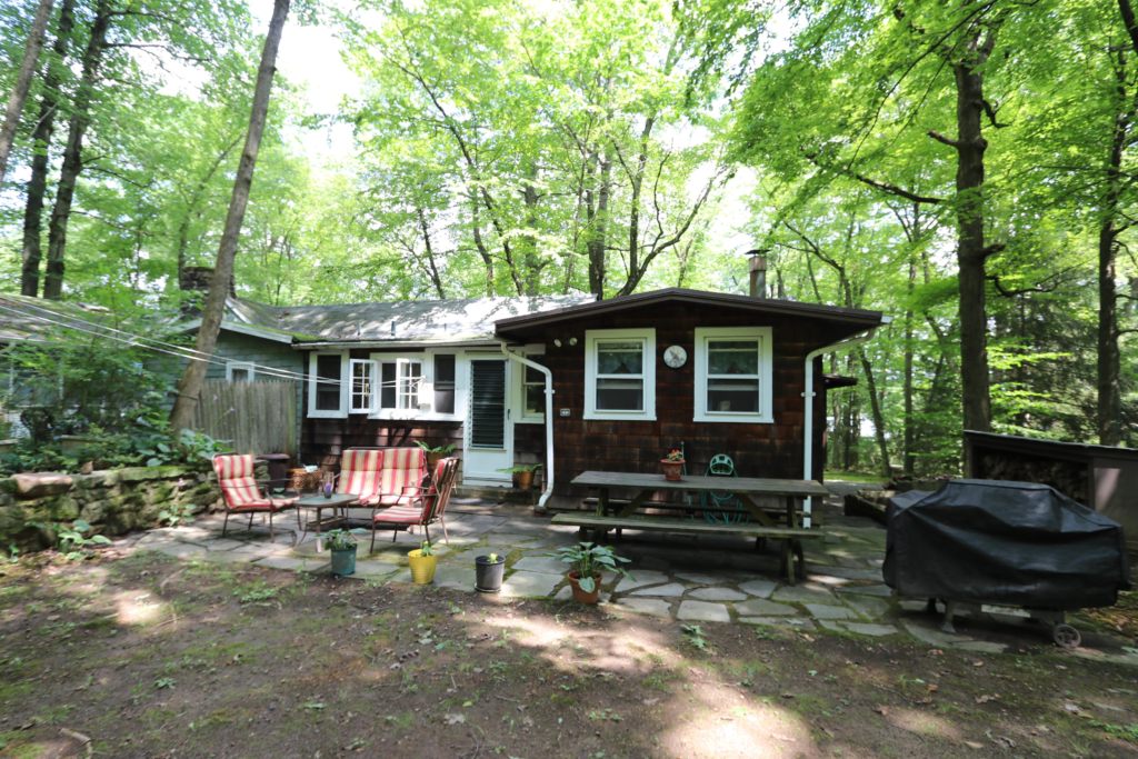 Camp 48 cabin in the woods